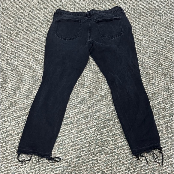 Belle + Skye Black Skinny Distressed Rough Hem Jeans Size 16 Women’s - Picture 3 of 5